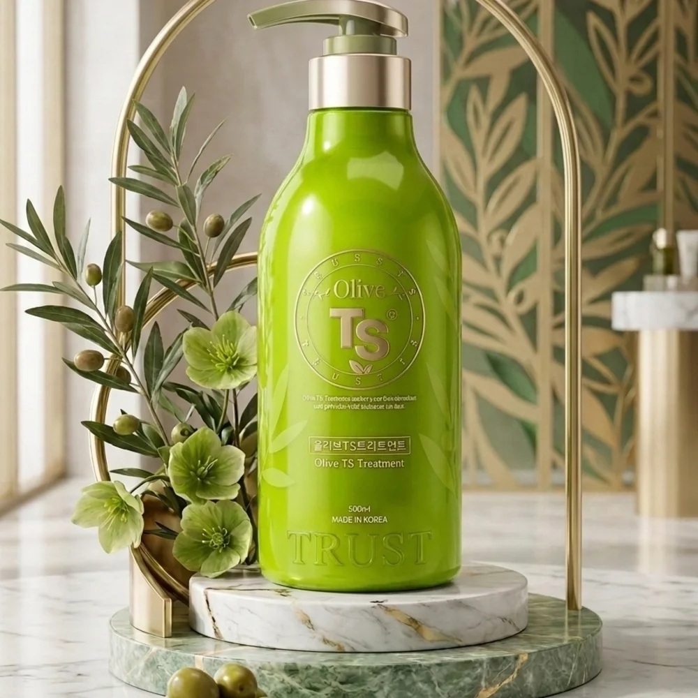 Olive TS Treatment Repair Dry Damaged Hair Pump Bottle Treatment Hair